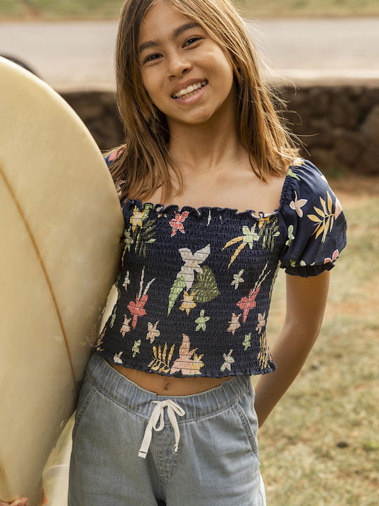 Kids' Shirt Short Sleeve Navy Blue Sunday Night Sessions