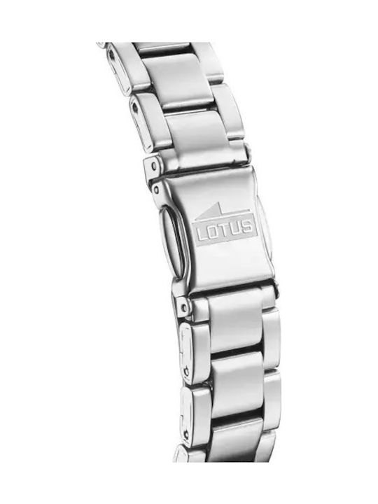 Lotus Watches Ρολόι Μπαταρίας με Μεταλλικό Μπρασελέ Lotus Watches Ρολόι Μπαταρίας με Μεταλλικό Μπρασελέ
