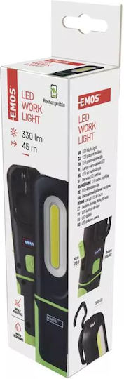 Emos Battery Workshop Light LED IP43 with Brightness up to 330lm