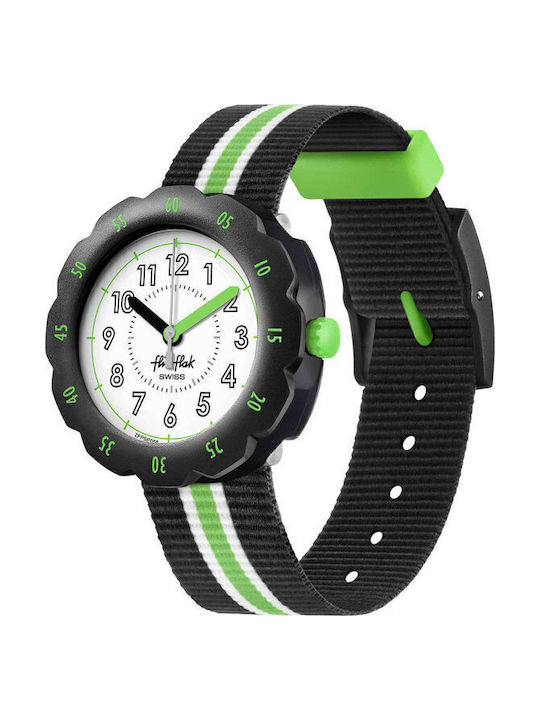 FlikFlak Kids Analog Watch with Fabric Strap Multicolour