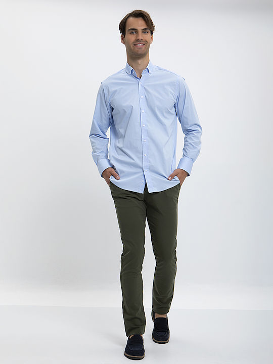 Vardas Πουκάμισο Button Down Slim Fit Vardas Θαλασσί