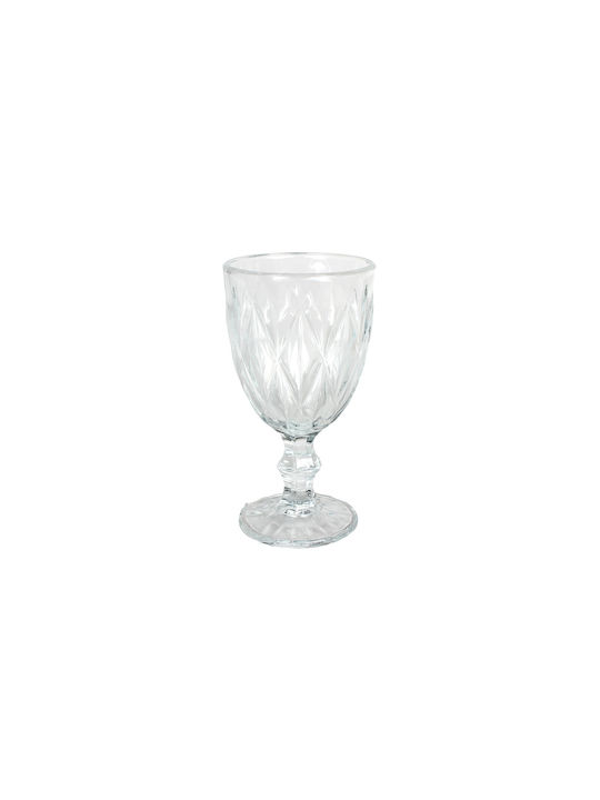 Keskor Set of Glasses Water made of Glass Stemmed 320ml 6pcs