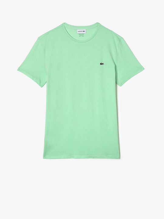 Lacoste Jersey Men's Short Sleeve T-shirt Green