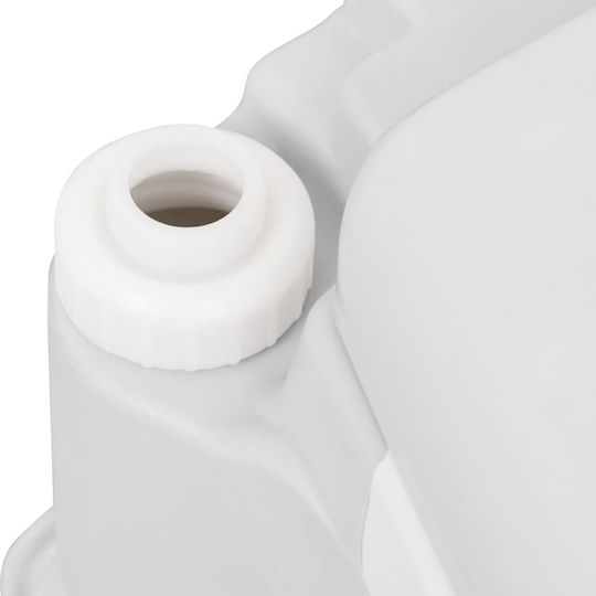 Tragbarer Wasserbehälter mit Adapter Grau 24 Liter