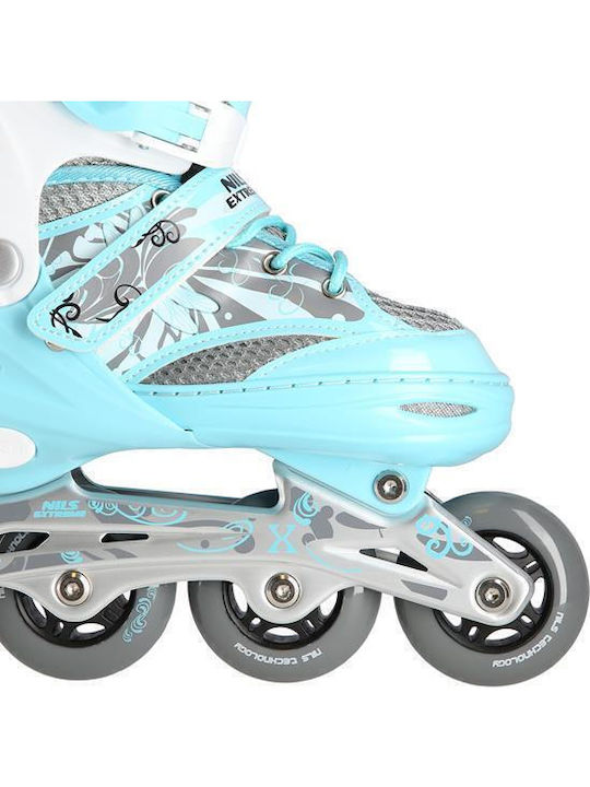 Nils NA 10602A Inline Αυξομειούμενα Rollers Μπλε Παιδικά