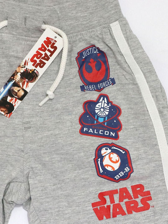 Παιδικό Σορτς/Βερμούδα Υφασμάτινο Star Wars Γκρι