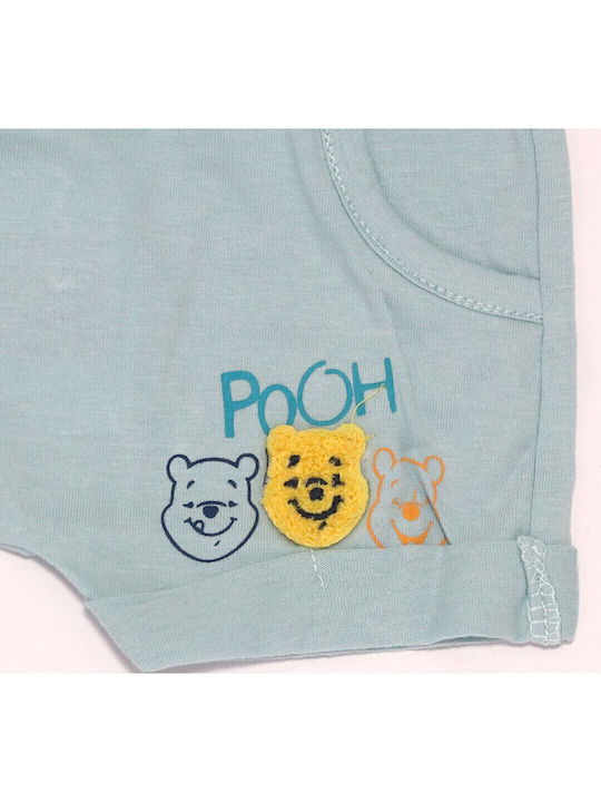 Παιδικό Σορτς/Βερμούδα Υφασμάτινο Winnie The Pooh Γαλάζιο