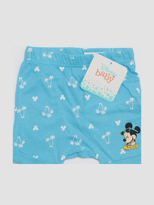 Παιδικό Σορτς/Βερμούδα Υφασμάτινο Mickey Mouse Γαλάζιο