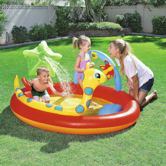 Bestway Children's Oval Inflatable Swimming Pool 193x193x89 cm