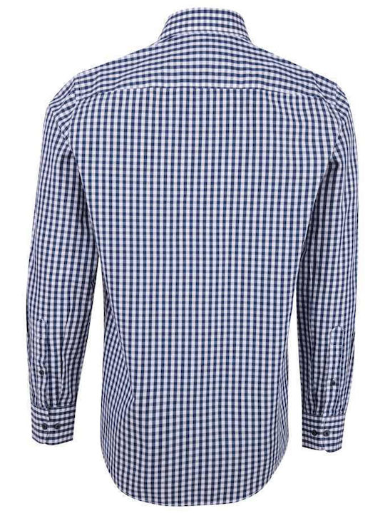 Men's Plaid Shirt "Separate" Casa Moda - WHITE