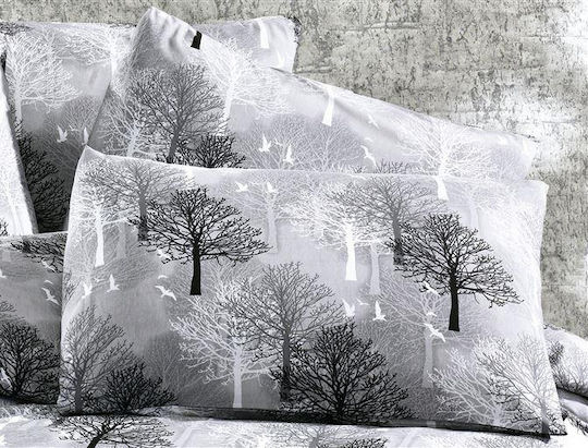 Dimcol Sheet Sets Single 160x240cm. Forest 312 Grey 3pcs