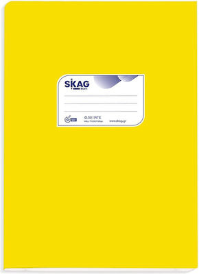 Skag Notebook Ruled B5 50 Sheets Διεθνές Yellow 1pcs