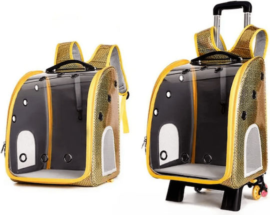 4 Dog/Cat Carrying Red Trolley for 8kg Pets L33xW27xH42cm