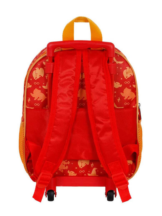 Karactermania 3D Schulranzen Trolley Kindergarten Rot mit Flaschenhalter
