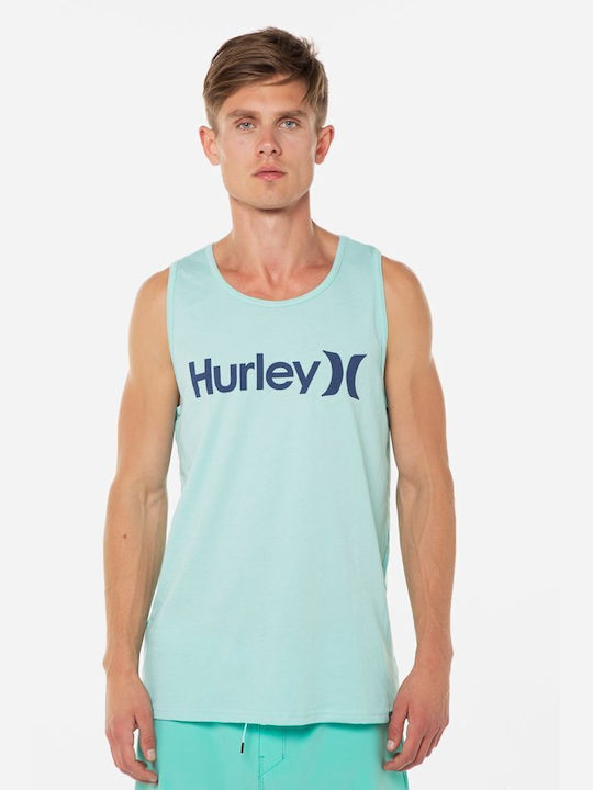 Hurley Ανδρικό T-shirt Κοντομάνικο Γαλάζιο