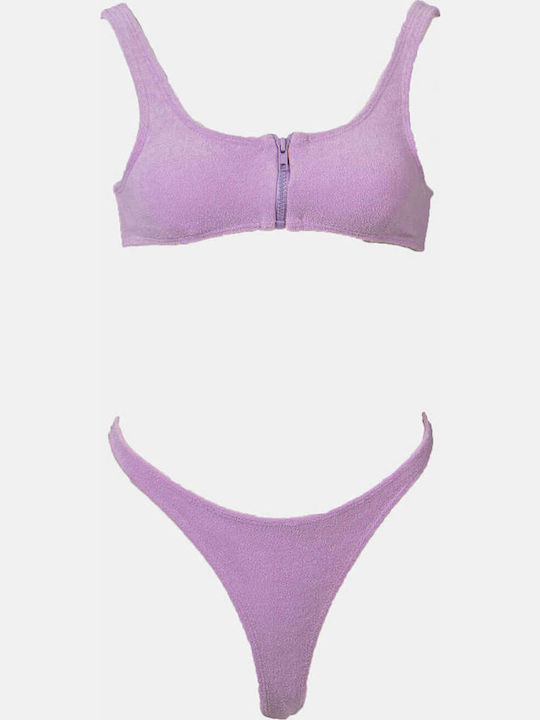 Gigi Set Bikini Sutien Sport Lila