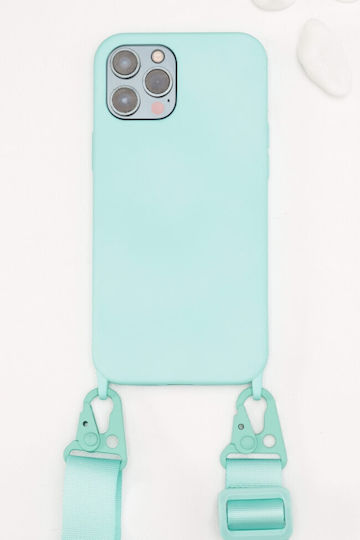 Luigi Strap Umschlag Rückseite Silikon mit Band Veraman (iPhone 12 Pro Max)