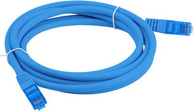 Lanberg S/FTP Cat.6a Καλώδιο Δικτύου Ethernet 1.5m Μπλε