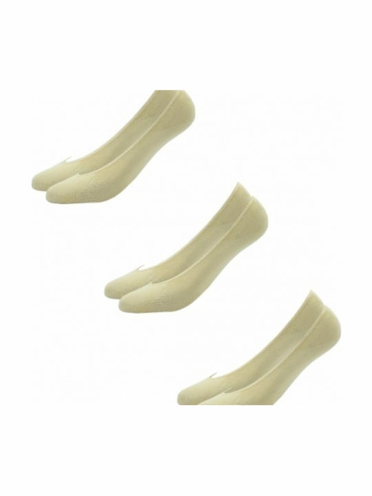 Prive Underwear Γυναικείες Κάλτσες Μπεζ 3Pack