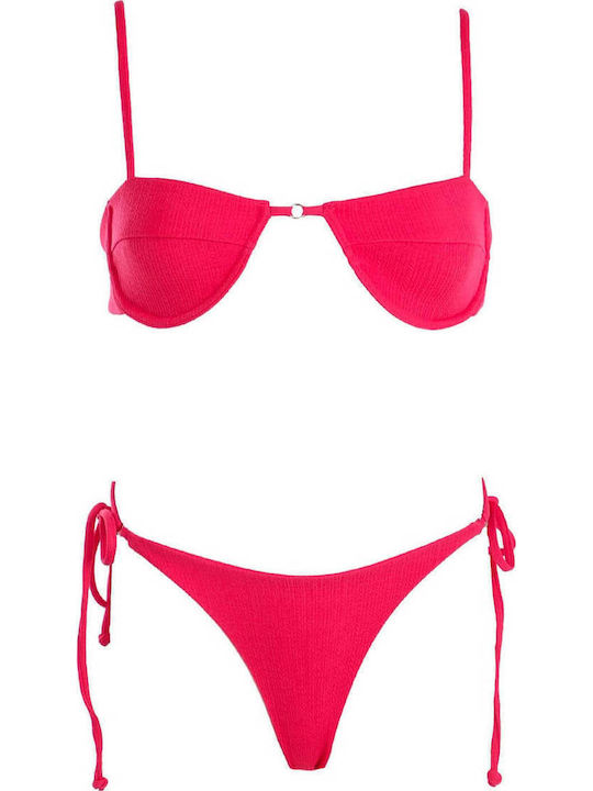 Gigi Set Bikini Brazil Φούξια
