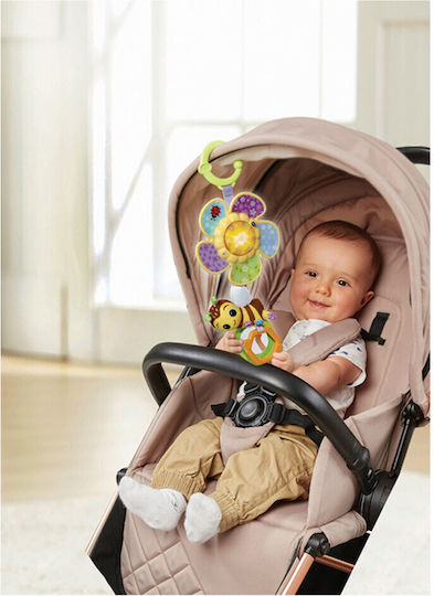 Vtech Κρεμαστό Παιχνίδι Αυτοκινήτου με Μουσική Tug & Spin Busy Bee για 3+ Μηνών