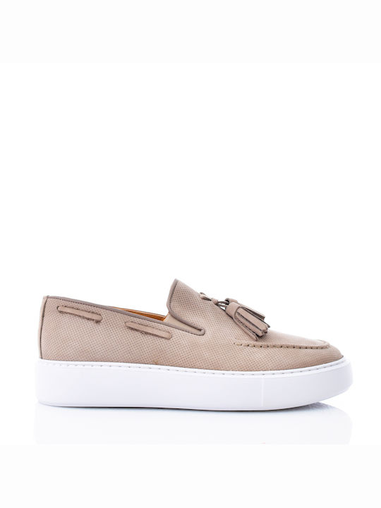 Vice Footwear Men's Moccasins Beige