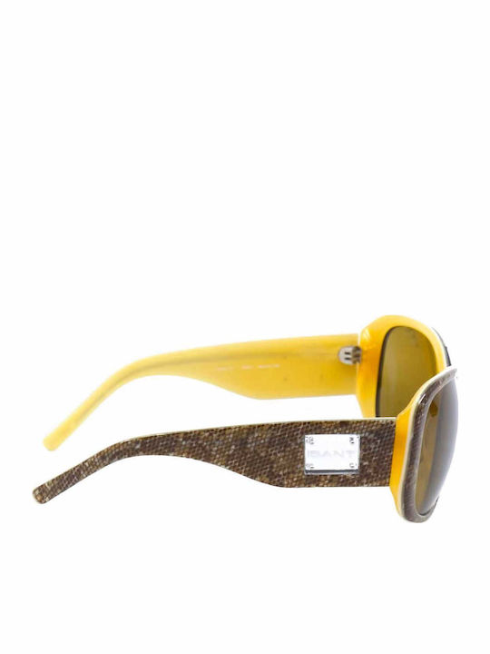 Gant Women's Sunglasses with Brown Plastic Frame and Brown Lens ISLIP/BRM-1