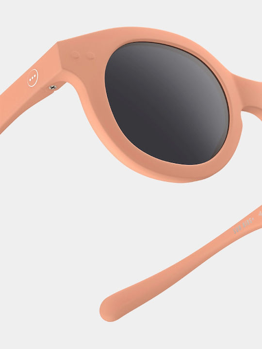 Izipizi #C Τετράγωνα Βρεφικά Γυαλιά Ηλίου με Polarized Φακό Apricot για 0-9 Μηνών