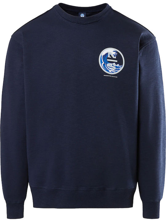 Sweatshirt mit Kapuze Blau