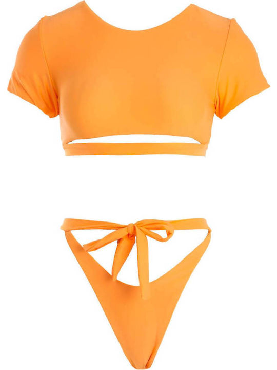 Gigi Set Bikini Τριγωνάκι & String Πορτοκαλί
