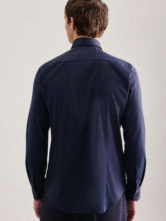 Long-sleeved Shirt Navy Blue