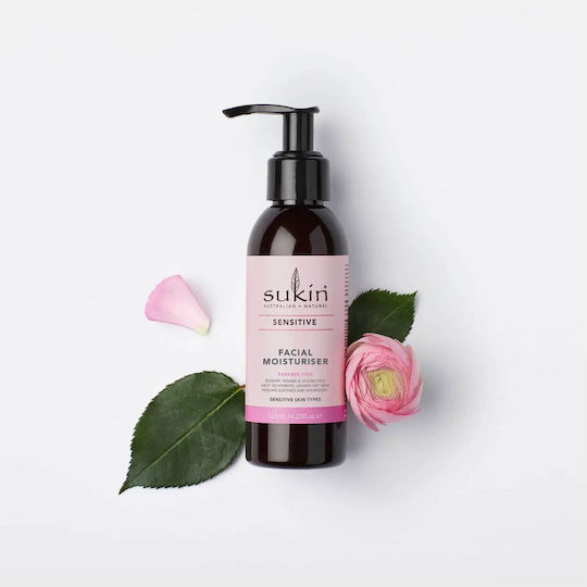 Sukin Naturals Sensitive Facial Moisturiser 24h Cream Face with Aloe Vera 125ml