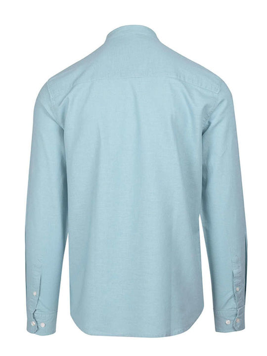 Gabba RATTER Men's Shirt Long Sleeve Linen Light Blue