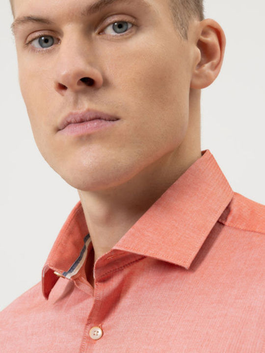 Level 5 Smart Casual Long-sleeved Shirt Orange