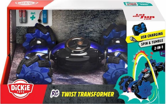 Dickie Twist Transformer Τηλεκατευθυνόμενο Αυτοκίνητο Drift Μαύρο