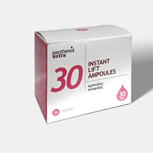 Panthenol Extra Instant Lift Serum Anti-îmbătrânire Pentru Față Cu Acid Hialuronic Pentru Lifting 30x2ml