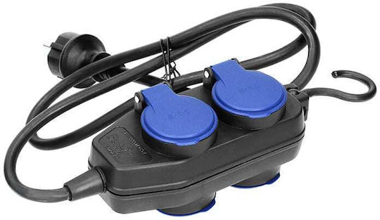 Redled Power Strip 4 Positions with Cable 5m