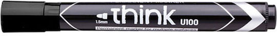 Deli Think Permanent Marker 1.5mm Black