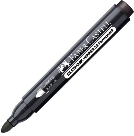 Faber-Castell Multimark Winner 52 Ανεξίτηλος Μαρκαδόρος Μαύρος 2.8mm