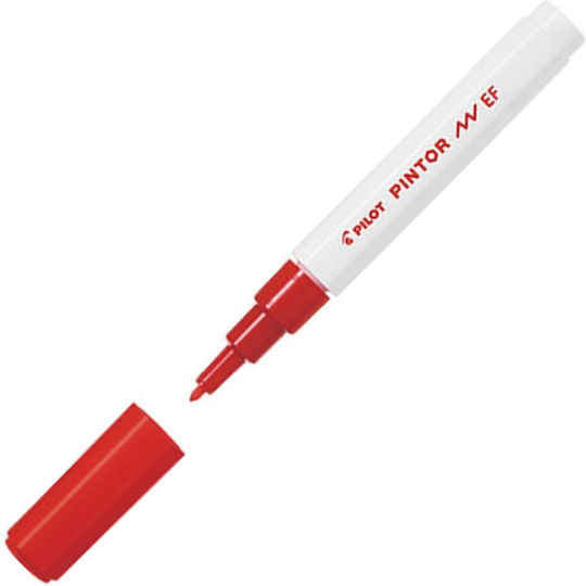 Pilot Pintor Extra Fine Marker de Proiectare 0.7mm Roșu