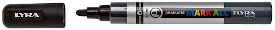 Lyra Graduate Mark All Permanent Marker 2mm Schwarz