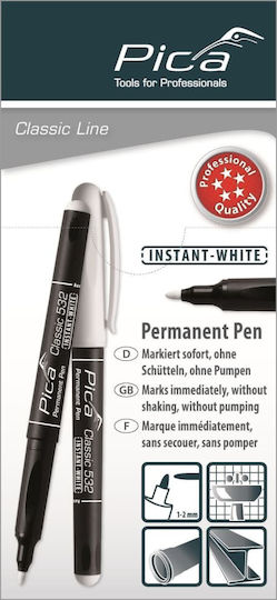 Pica Classic 532 Permanent Marker 2mm White