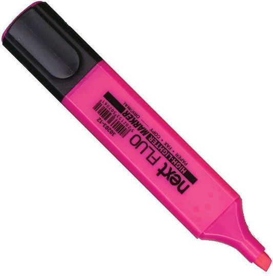 Next Fluo Μαρκαδόρος Υπογράμμισης Ροζ 5mm