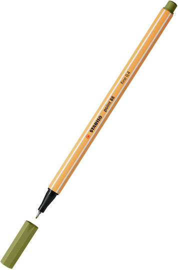 Stabilo Point 88 Design Marker 0.4mm Olive oil Mud Green