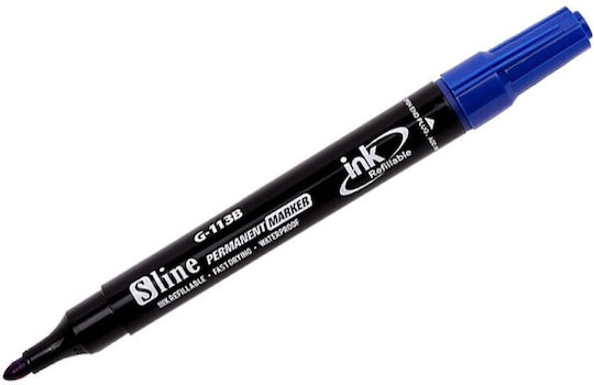 A&G Paper Sline Ανεξίτηλος Μαρκαδόρος Μαύρος 3mm