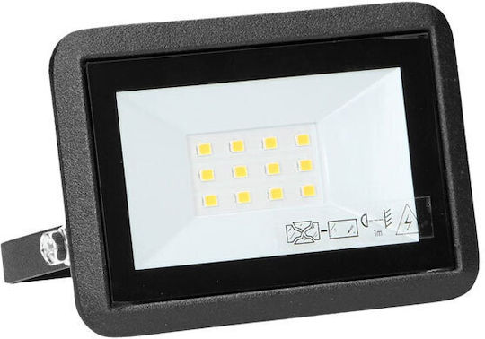 Redled 6153 Водоустойчив Слънчев LED Прожектор 10W Неутрално Бяло 4000K с Motion Sensor IP65