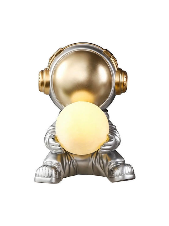 JF197 Decorative Lamp Astronaut Silver