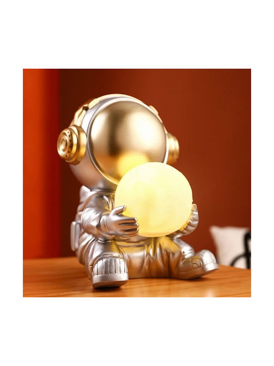 JF197 Decorative Lamp Astronaut Silver