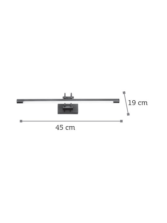 Inlight Clasic Lumină de Perete cu LED Integrat și Lumină Alb Cald 45cm