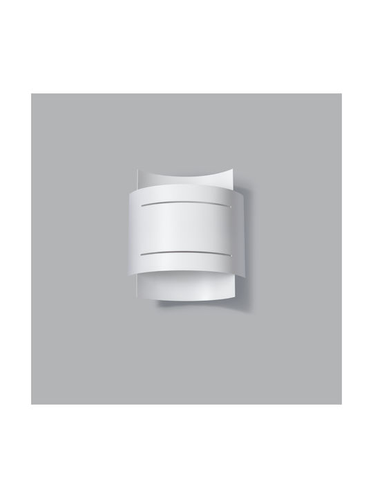 Sollux Hestia Modern Lamp Wall with Socket G9 White 23x27x15.5cm